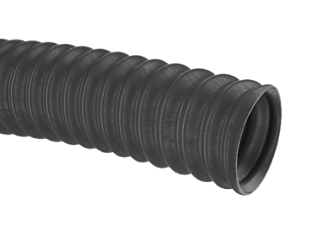 Crushproof rubber hose for vehicle removal.