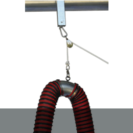 Rope & Pulley Overhead Exhaust Removal System