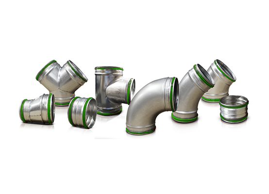 Slip Fit Vehicle Exhaust Ducting System