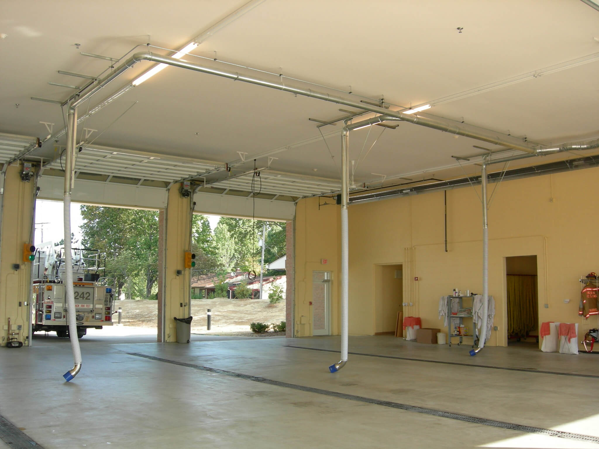 Fire Station Exhaust Systems Fire Truck Exhaust Removal System